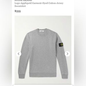 Authentic Lightly Used Stone Island Sweater size Large.